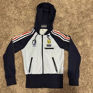 Adidas  France National Football Team Track Jacket Vintage Style 1982 FIFA 2009